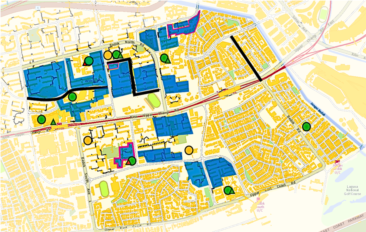 Annex F - Maps of Bedok, Bukit Panjang and Tiong Bahru-Redhill AWNs (as of May 2026)